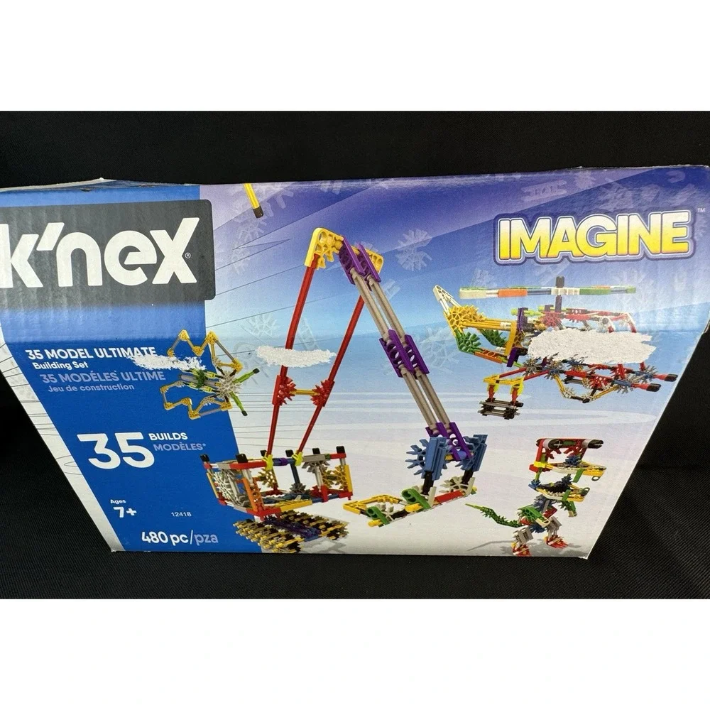 K'NEX Imagine 35 Model Building Set 480 Piece New In Package